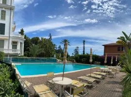 Magico Relax Bordighera-Open space con piscina e vista mare