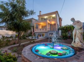 3-BR Sea View Villa with Garden in Mytilene, vila v destinaci Mytiléna