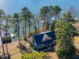 Lake Sinclair Retreat with Big Water Views and Dock!