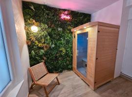 Tout confort ! Balnéo, Sauna, Cinéma, Climatisation, Parking, WiFi, hotel a Carcassona