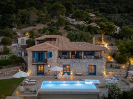 Casa Picimenti Zakynthos Marathias Swimming Pool Ground Floor Villa, hotel en Marathias