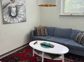 Near commuter train to Stockholm