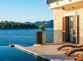 Seafront Villa Draga with heated infinity pool