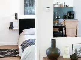 Premium Design Apartment I 450 m zum Strand I Parkplatz I Balkon I WLAN