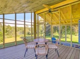 Bayfront Steuben Home with Screened Porch and Fire Pit