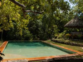 Finca exclusiva en la naturaleza de Yucatán, hotel v destinaci Hoctún