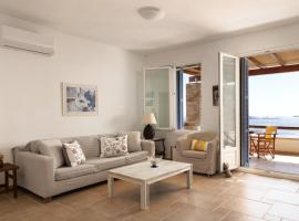 Sea & Sunset Terrace - Island House by Hostandros, hotel in Mpatsi