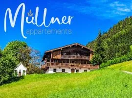 Müllner Appartements Historisches Haus mit Bergblick, umgeben von Wäldern & Wiesen