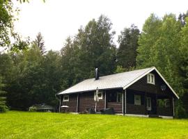 Koselig hytte i Sverige 20 minutter fra norskegrensen Ostervallskog, hotel in Töcksfors