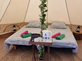 Lodge tente les pommiers Glamping &Ocirc; rendez-vous en demi-pension &ndash; luksusowy kemping 