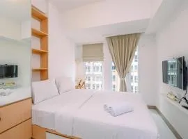Homey and Simply Look Studio Tokyo Riverside PIK 2 Apartment By Travelio