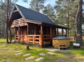 Nowe Domki w Borsku z Balią kąpielową, hotel v destinaci Borsk