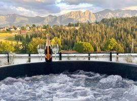 Domki Tatrzańska Panorama z jacuzzi na wyłączność – hotel w Zębie