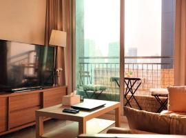 Lovely Cozy Condo In Trendy Fun Neighborhood, hotel a Bangkok