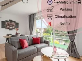 L'Élégance Urbaine-clim-parking gratuit dans rue