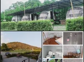 Riverhill khaoyai camping เต้นท์โดม