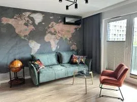 Apartament Kocham Podróże na Fuzji NOWY!!! Klimatyzacja,Balkon,Wejście na KOD, WiFi, FV