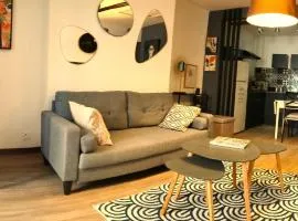Appartement ELYNE Quartier des Templiers à 400m de la mer