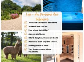 Domaine des Falaises, hotel v destinaci Villainville
