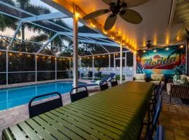Epic Indoor Slide Pool&Hot Tub Mini Golf Fire Pit