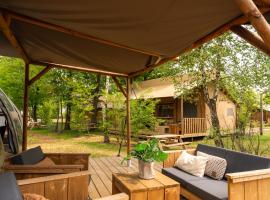 Slow Living bij Mölke X Glamping, camping in Zuna