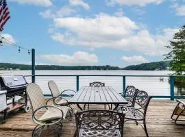 Classic Waterfront Home on Lake Maspenock with Grill