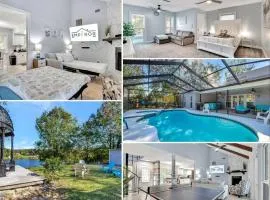 Stunning Lake House with Heated Pool & Ping Pong!
