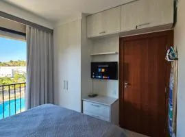 Quartier das Águas Apartamento frente para piscina