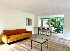 Appartement avec jardin privé à 2min de la plage