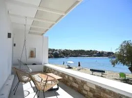 Beachfront cycladic suite Irene Apartments boutique hotel