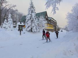 Hotel Tanecnica, ski resort in Pustevny