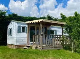 Mobil Home 40 4-6 personnes, nature, piscine parc du Pilat