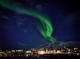 1. etg i Dampskipsbrygga, Lødingen havn, hotel en Lødingen