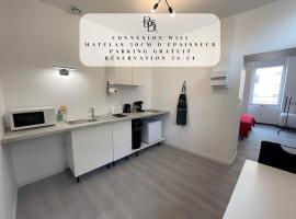 T1 Bis appartement B3 30m2 Cosy 7min à pieds des Gares, hotel din Roanne