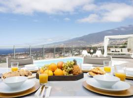 Villa de lujo Concordia Piscina climatizada y excelentes vistas, hotell Puerto de la Cruzis