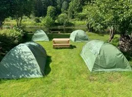 Riverside Bliss Idyllic Camp, 3 Man Tent Incl, near Tvedestrand and Arendal