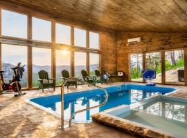 Multigenerational! Luxury Retreat with Indoor Pool, Arcade & Hot Tub! Best View!, viešbutis mieste Sevirvilis