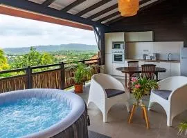 F2 Ixora - spa - piscine - vue mer - 9 min de la plage - Ti Zwézo Paradi