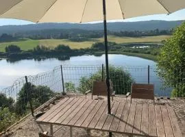 Ancienne ferme avec vue panoramique sur le lac de l'Abbaye