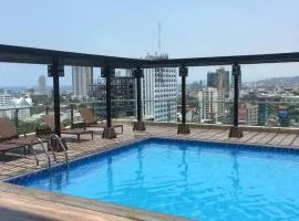 Modern Studio Gem - Two Balconies with Ocean & Mountain Views