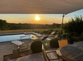 Villa coucher de soleil