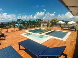 Flat 104 - Na Rua das Piscinas Naturais no Centro de Porto de Galinhas