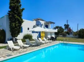 Navy Greece Villa with swimming pool & sea view