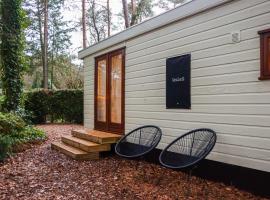 Tranquil forest chalet by a pond in Veluwe, sleeps 4, Hotel in Doornspijk