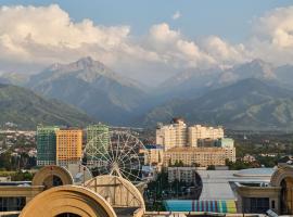 Five Business-class rooms in R-house near Mega Center Almaty，位于阿拉木图的酒店