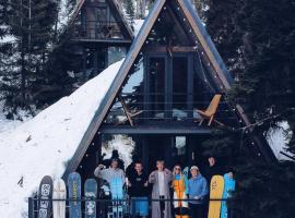 Bakhmaro A-frame, cabin in Bakhmaro