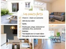 Grand appartement de charme-Calais Nord-Cour-Plage
