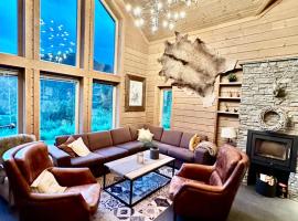 Myrkdalen Lodge II, luxury family cabin ski in and out, chalet i Helgatun