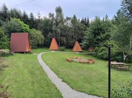 Moto Keja Bieszczady, gl&agrave;mping a Uherce Mineralne