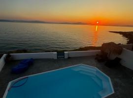 NV seafront Villa Aegina, paplūdimio vie&scaron;butis mieste &Aacute;yioi